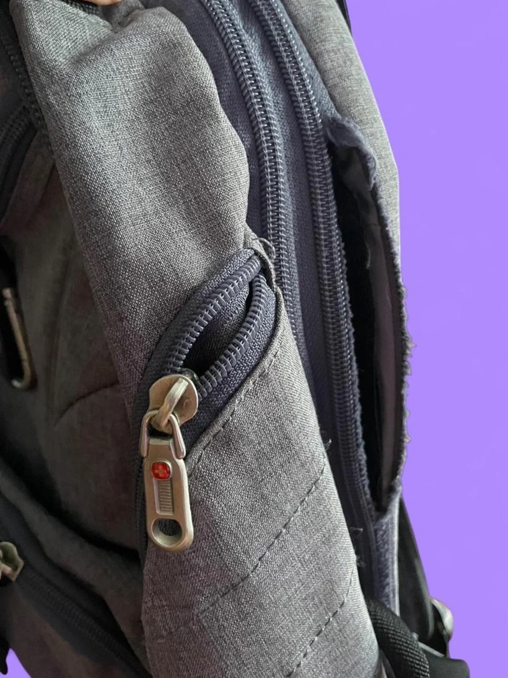 SwissGear Gray and Black Utility Travel Backpack